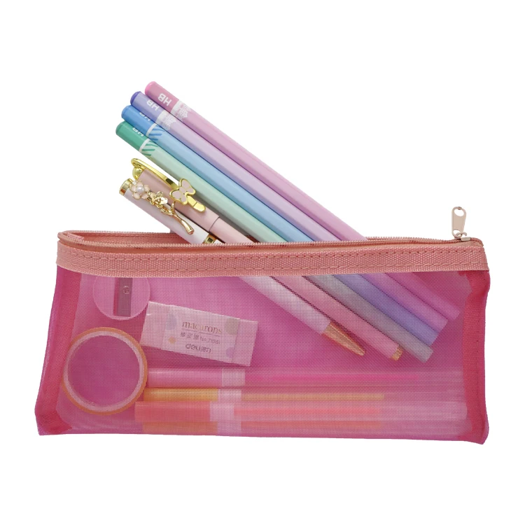 Custom Pencil Case transparent School Supplies Kawaii Stationery Cute multifunctional Pencil case