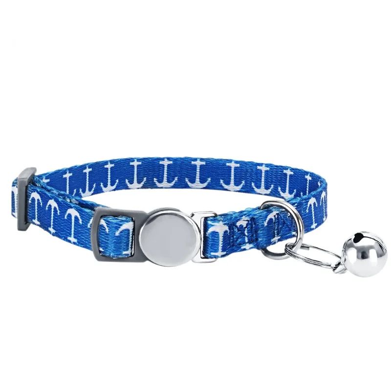 OEM/ODM Bohemian Sweet Little Floral Ethnic Style Pet Collar Engraved Metal Safety Buckle Cat Collar Pet Accessories Supplies