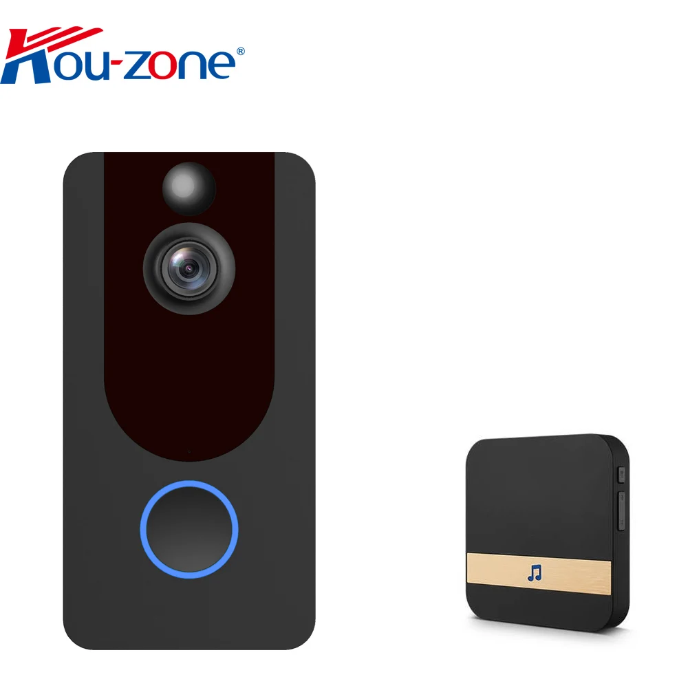 Easy to buy New arrivals doorbell 2-way Audio Smart PIR Sensor Low power consumption push alarm to mobile via APP