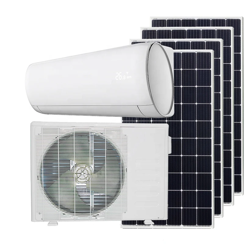 New Solar Air Conditioner 24000btu with AC&DC Supply