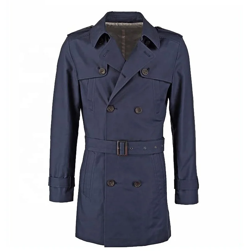 Latest Style Fashion New Classic Slim Fit Mens Trench Coat