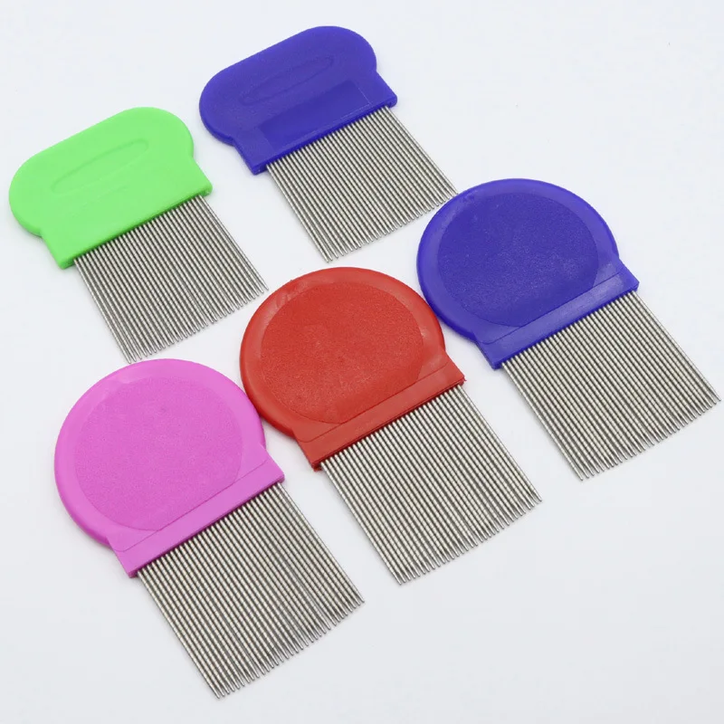 Hair Tools Stainless Steel Comb Lice Cleaning Comb Wholesale Pet Dog Lice Brush Good Quality Lice Comb With Fine Teeth