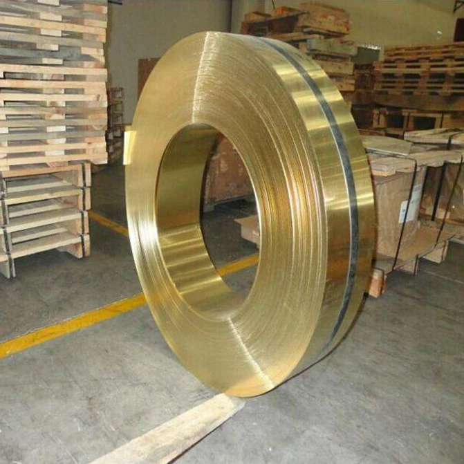 China brass factory copper zinc alloy CuZn38 brass coil instock