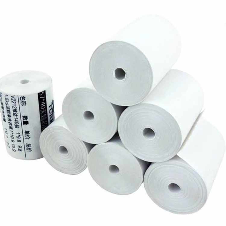 Popular Size 3-1/8 X 230 Thick Paper Thermal Receipt Paper Rolls Pos Cash Register Thermal Paper