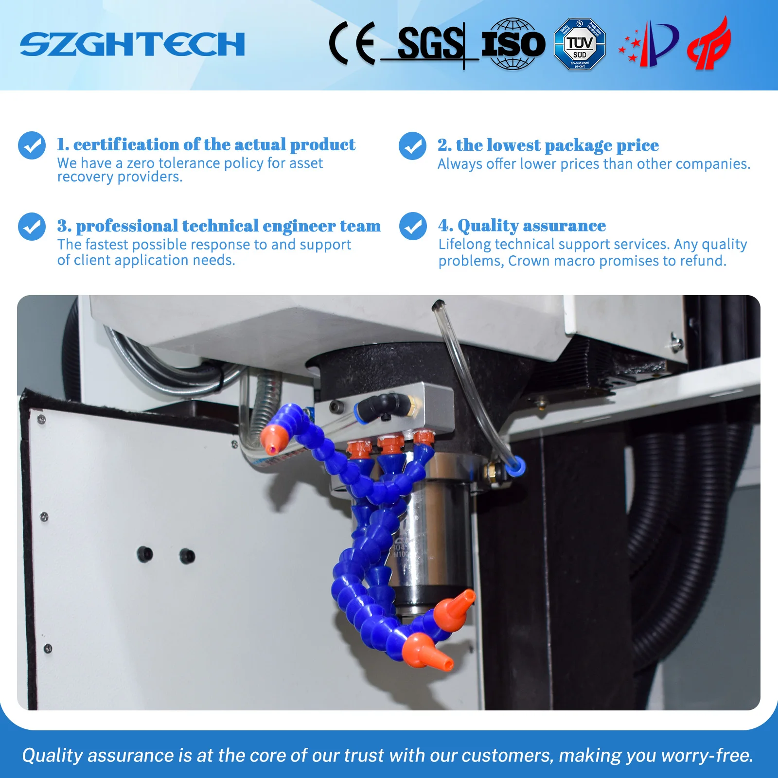 SZGH Новый 4-осевой мини-фрезерный станок с ЧПУ SZGH-540 хобби фрезерный высокая скорость шпинделя