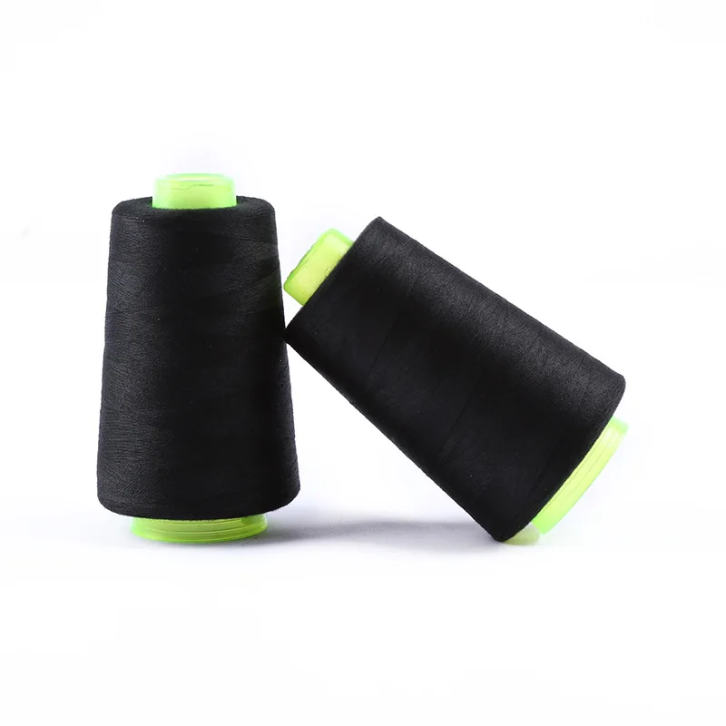 100% полиэфирная швейная нить TKT 120 40s/2 TEX 27 5000y окрашенная однотонная многоцветная для пошива одежды