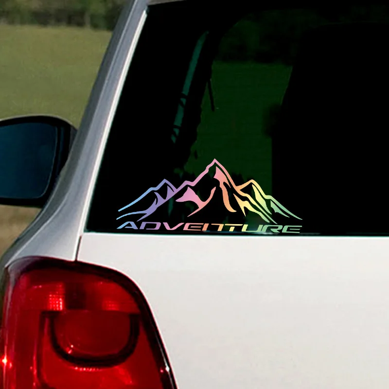 Custom Waterproof Car Decal Mountains Navigate Rv Vans Camper Travel Truck Car  Sticker