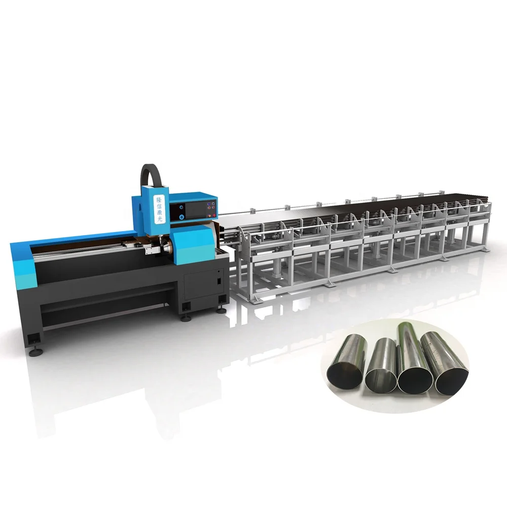 1000w automatic fiber laser cutting machine for small aluminium tube pipe