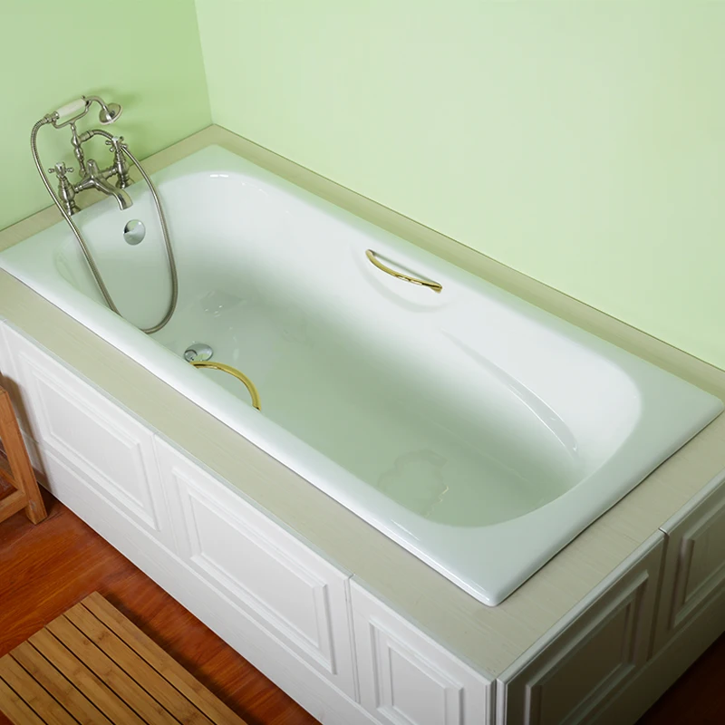 
Factory Hot Sale Built-in Cast Iron Bathtub 