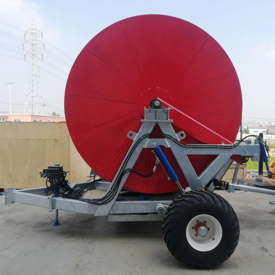 2022 Hose Reel Irrigation System Mobile With Rain Gun Automatic Irrigation Drum Machine