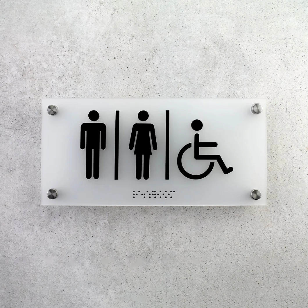 Custom Acrylic Signage Office Door Nameplate House Number Address Sign for Lobby Reception