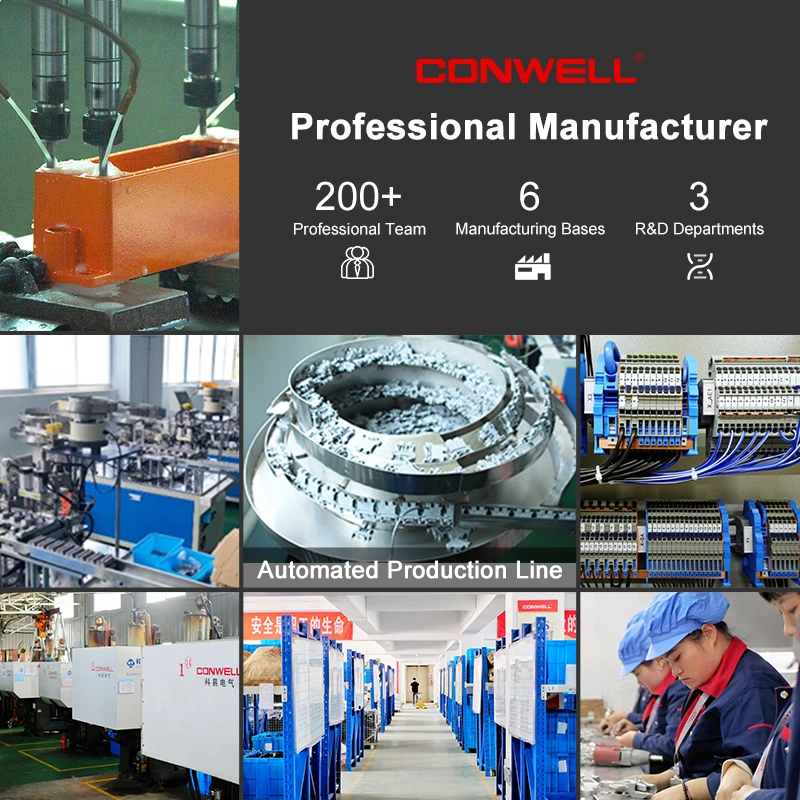 PT Series 2.5MM Spring Connection Screwless Din Rail Terminal Block PT2.5