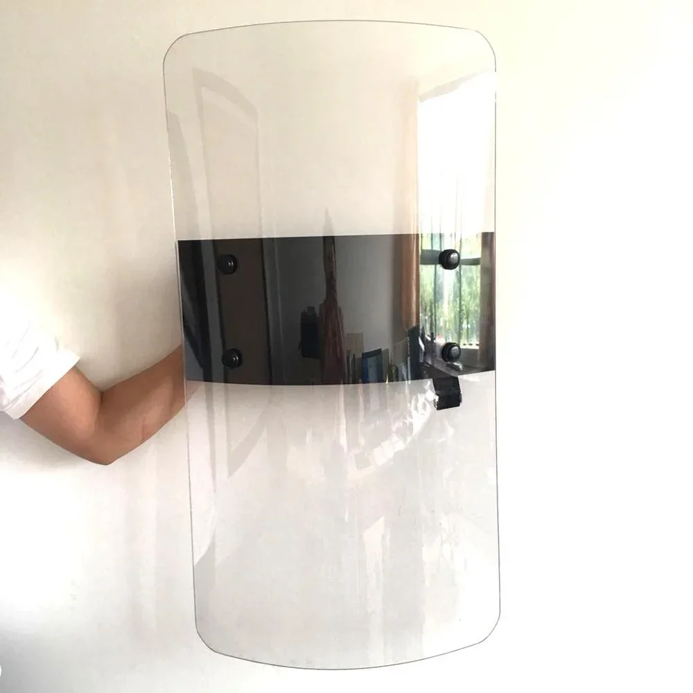 Doublsafe Tactical Combat PC Control Polycarbonate Riot Shield Essential Self Defense Supplies