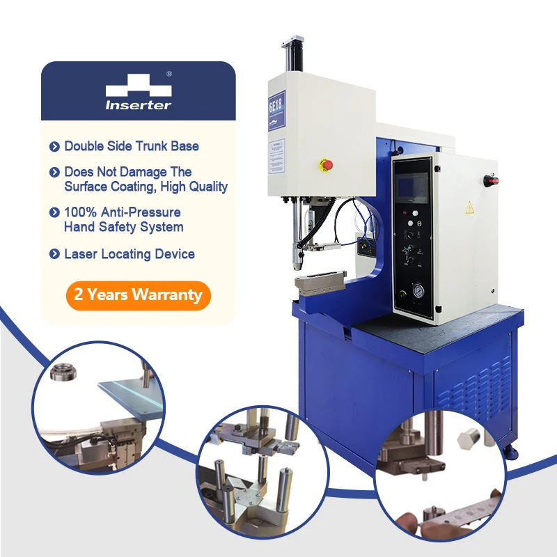 Efficient Processing Automatic bottom feed tooling Hydraulic Riveting Machine