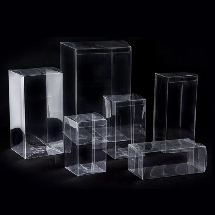 
Stock clear PET PVC PP box organizer plastic watch boxes packaging China supplier wholesale 