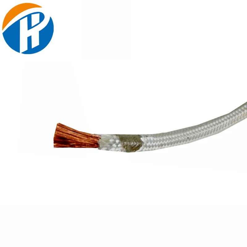 Cable Factory Sale GN500 Fiberglass 100meters/roll Braided High Temperature Wire Braided nickel Cable