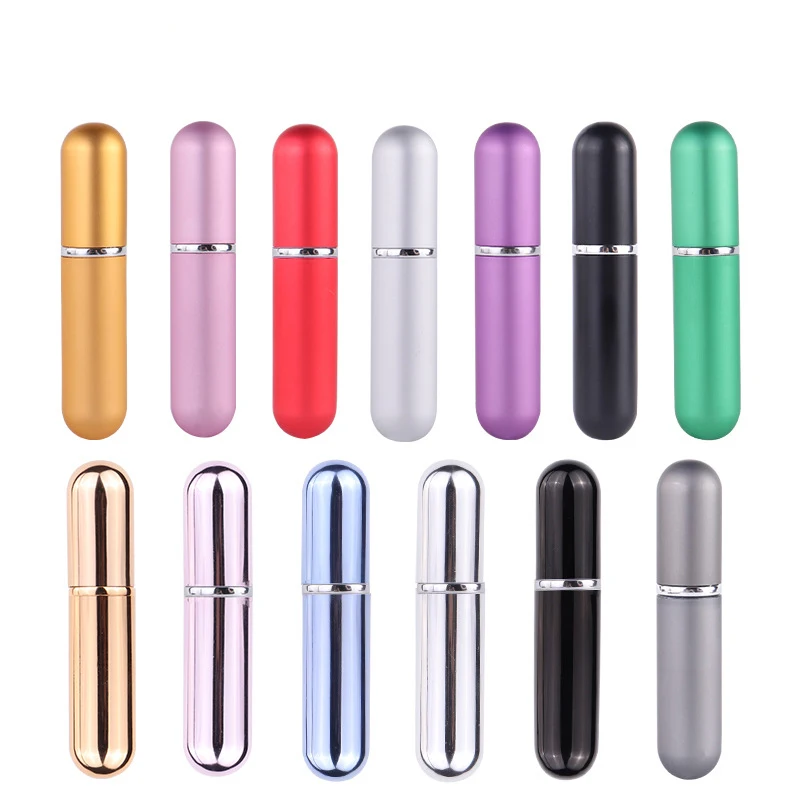 Bottle Spray Glass Mini Small- Capacity Portable Luxury 5Ml 10 Ml Atomizer Perfume Aluminum Atomizers