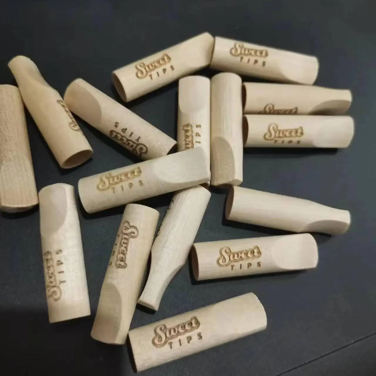 Factory Custom Free Sample Smoking Filter Tip Tobacco Pre Rolled Filter Tips 6mm Flat Mouth Round Mouth Wooden Filter Tip