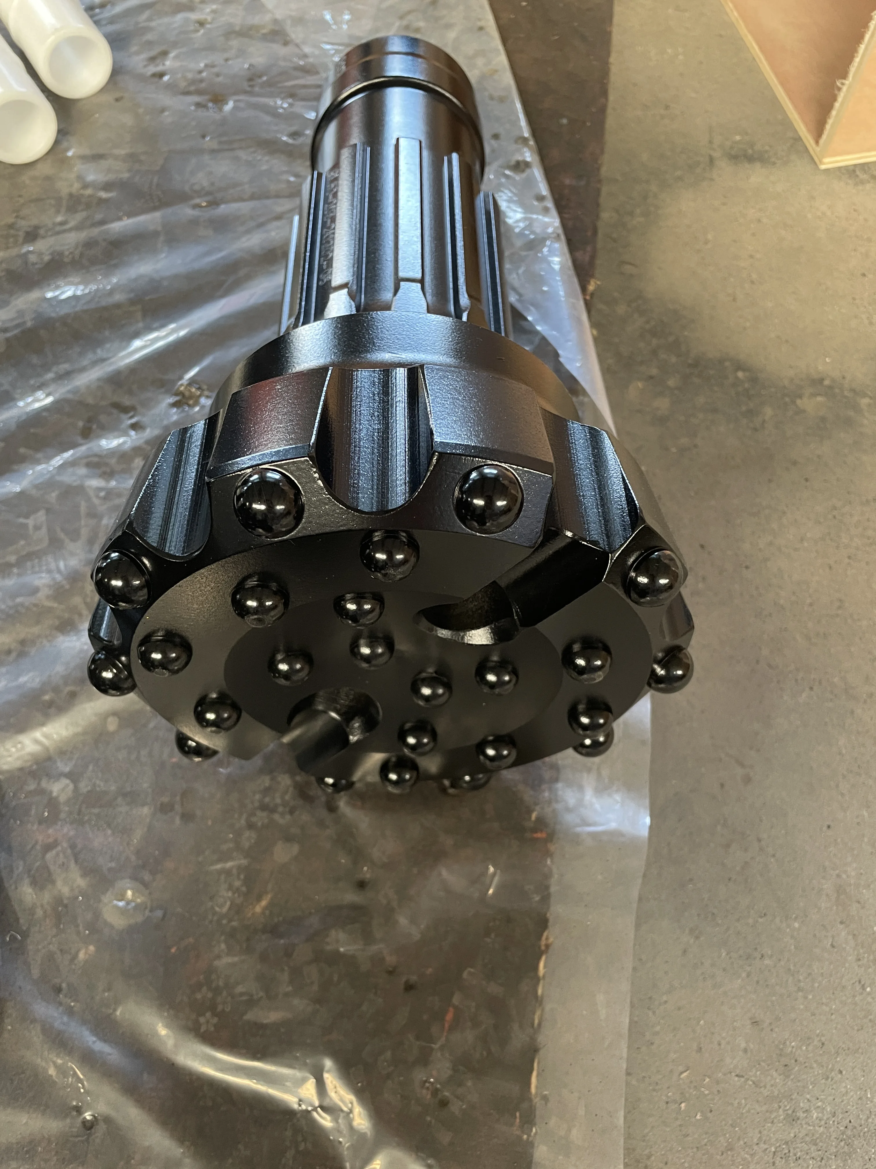 Best quality DHD3.5 flat face 95mm the best price drill bit 8 spline dth drilling bit for sale