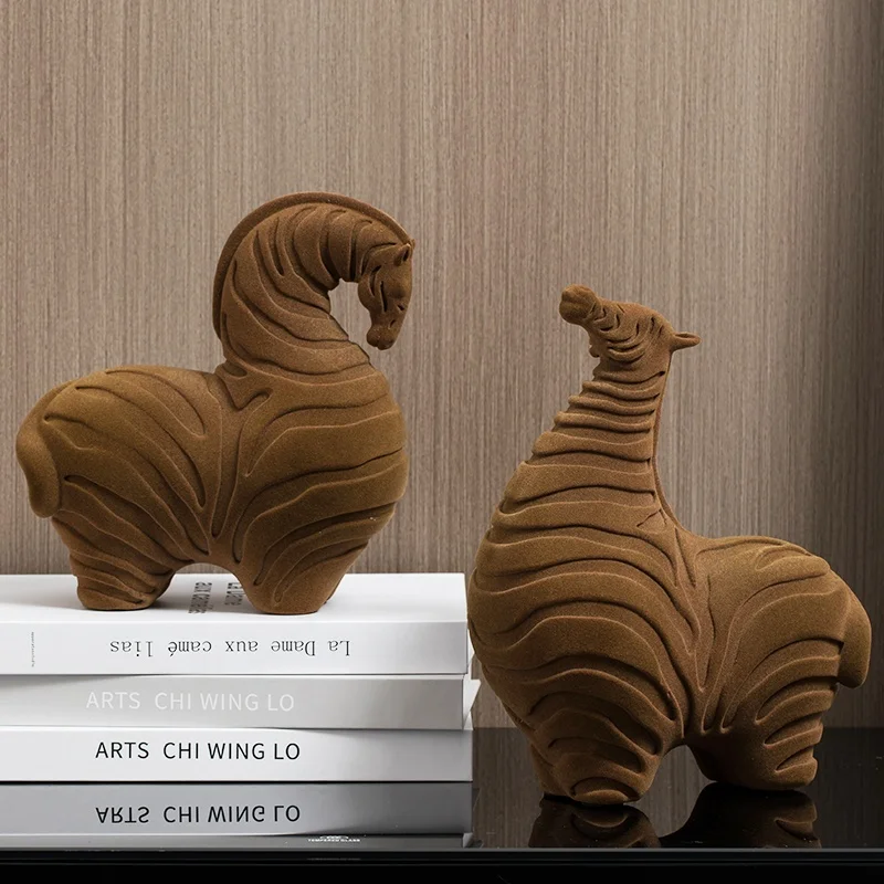 resin crafts animal table ornament toys for vintage bedroom home decoration