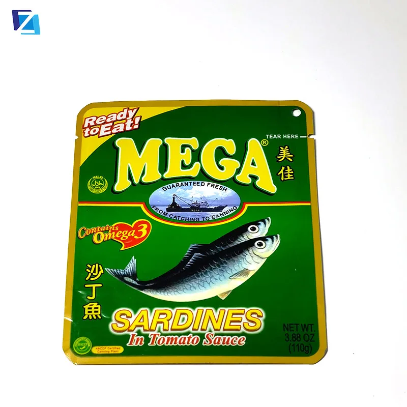 Алюминиевая фольга для готовки сардин, термостойкая сумка с принтом на заказ
