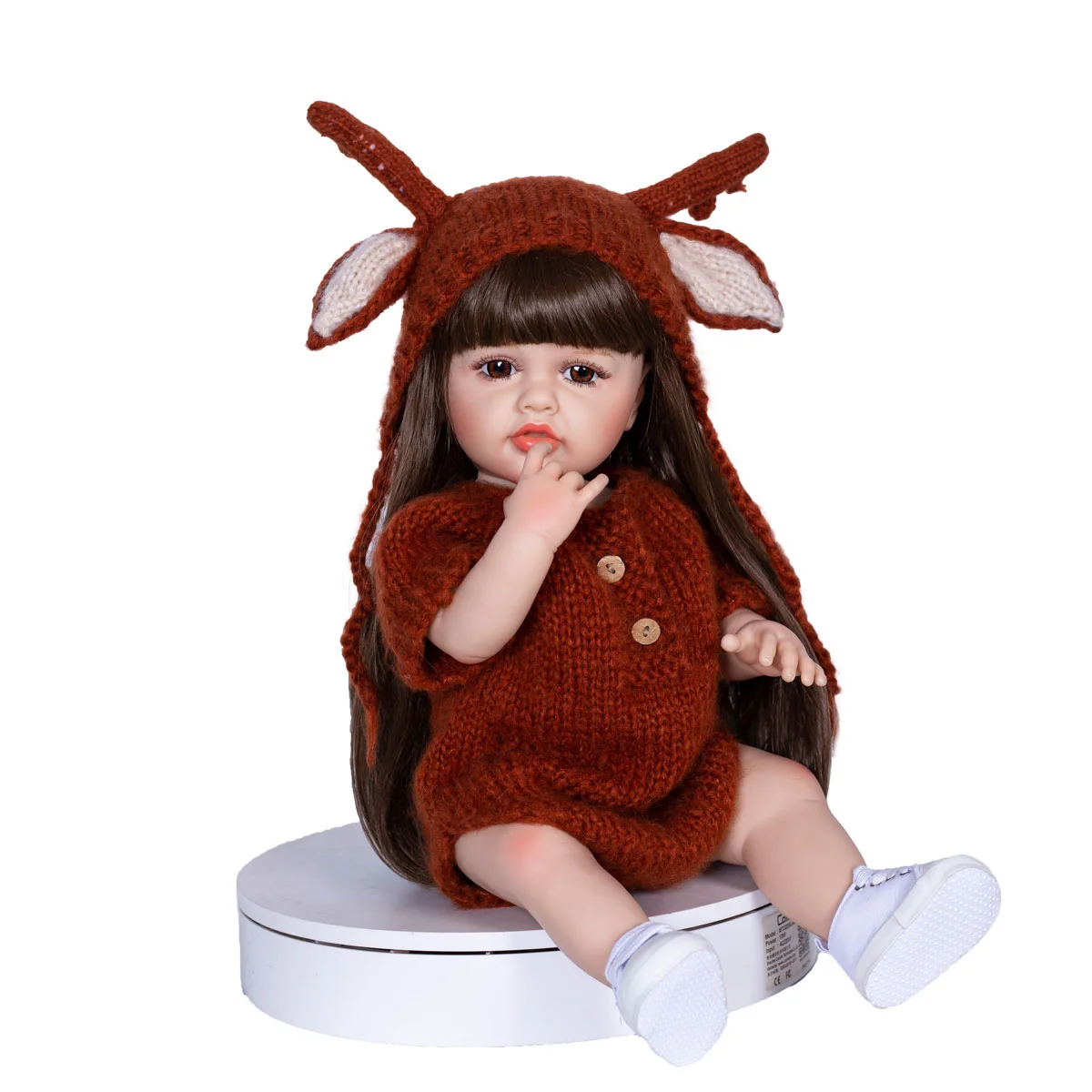 Wholesale reborn baby girl doll silicone 55cm lifelike bebe reborn dolls toys for girls