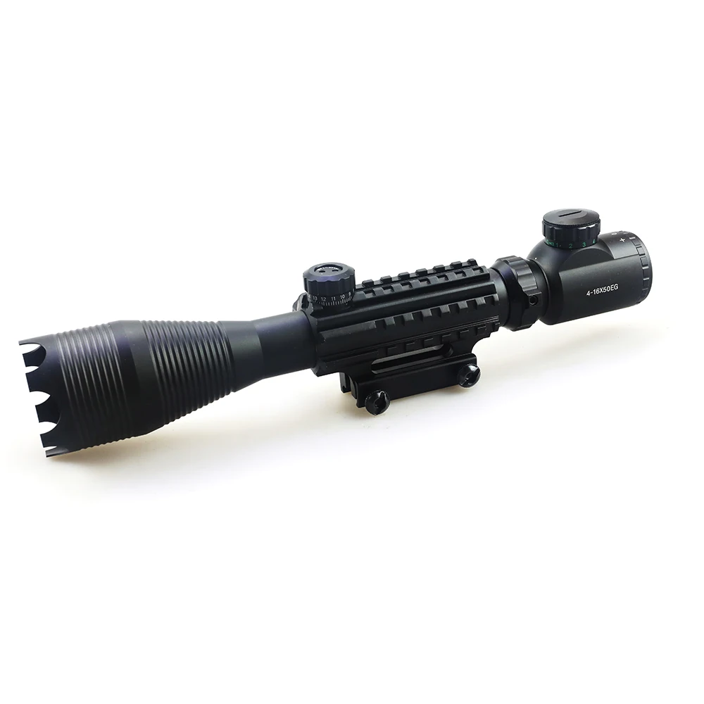 Optical scope C4-16X50EG Red&Green Illumination scopes With -10 Brightness Levels