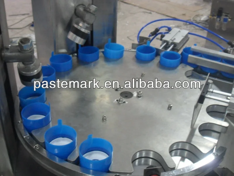 19L water 5 gallon  cap lining machine cap wadding machine gasket inserting machine