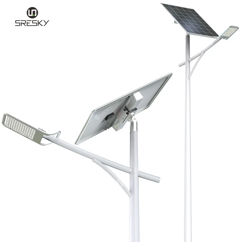 2021 New type street light 150w 120w solar street light sresky for outdoor