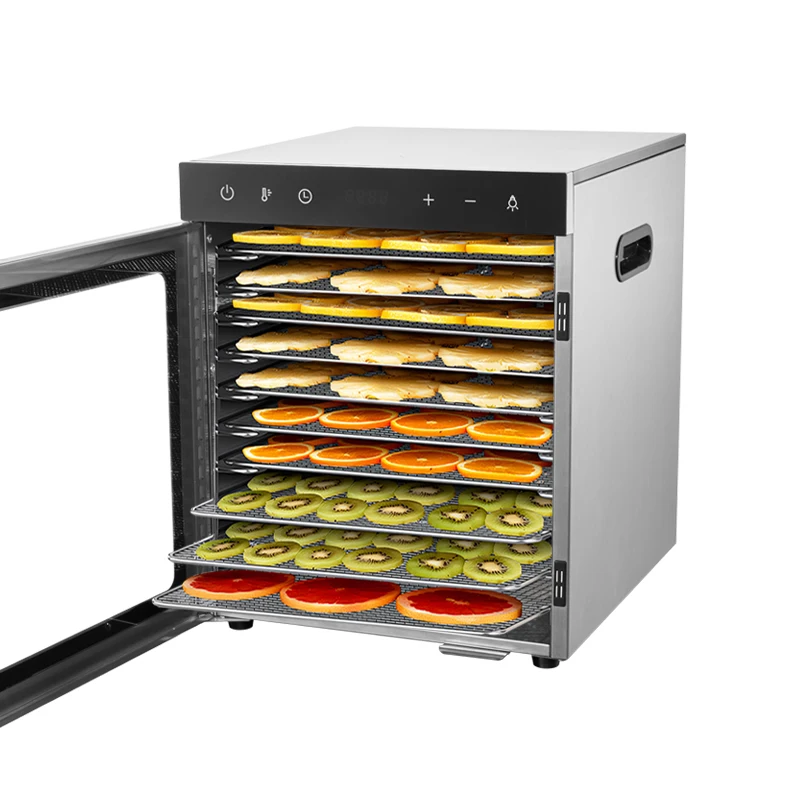 Хорошая цена кухонный прибор 10 слоев сушилка для фруктов из нержавеющей стали сушильная машина