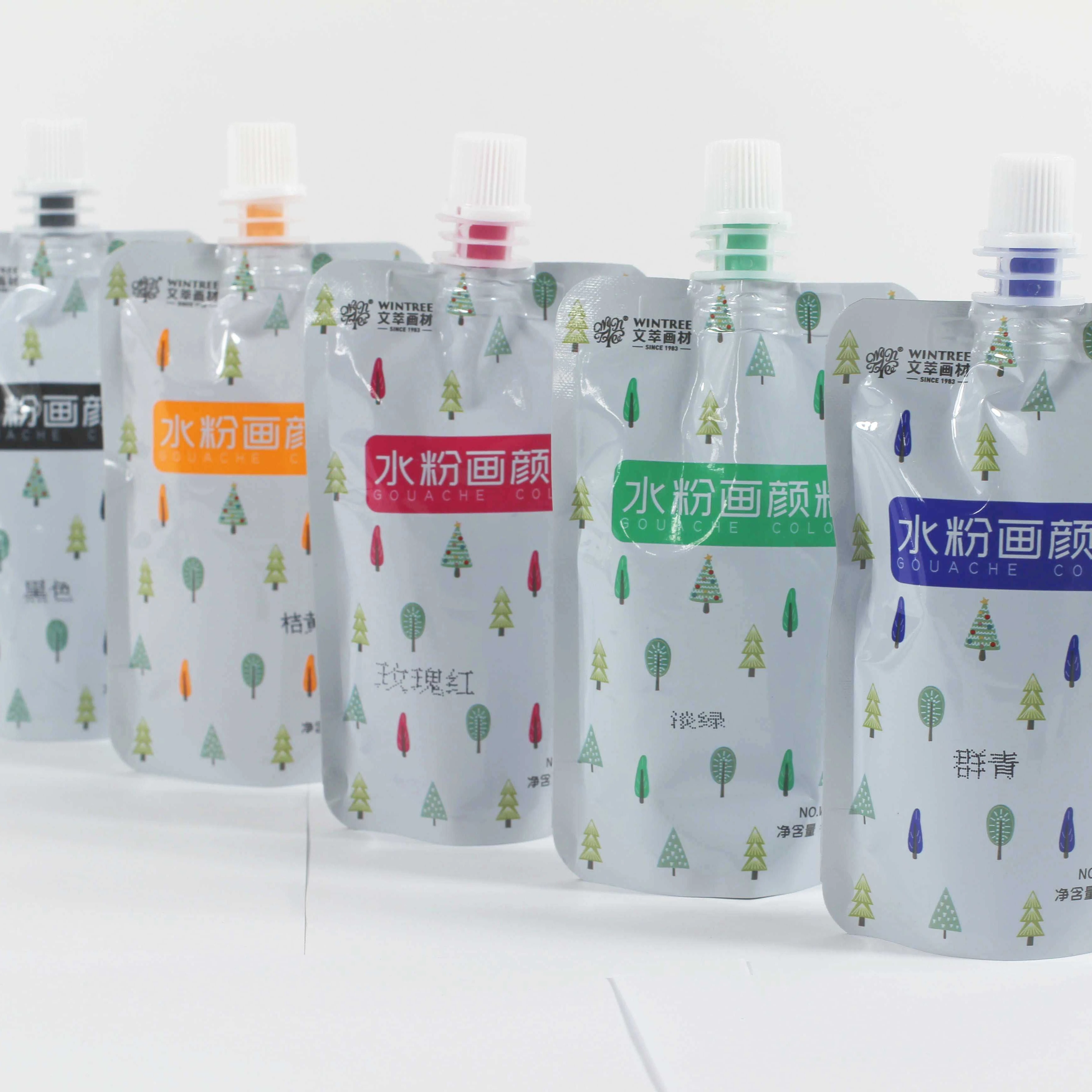Wintree гуашевая краска CC запасной мешок> 115 г Экстра тонкая Оптовая Продажа Дешевая Нетоксичная горячая Распродажа amazon гуашевая краска набор