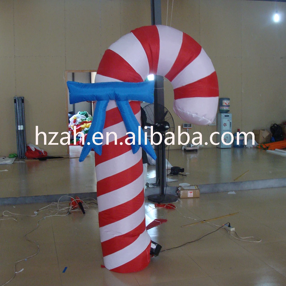 Рождественский орнамент костыли надувные трость