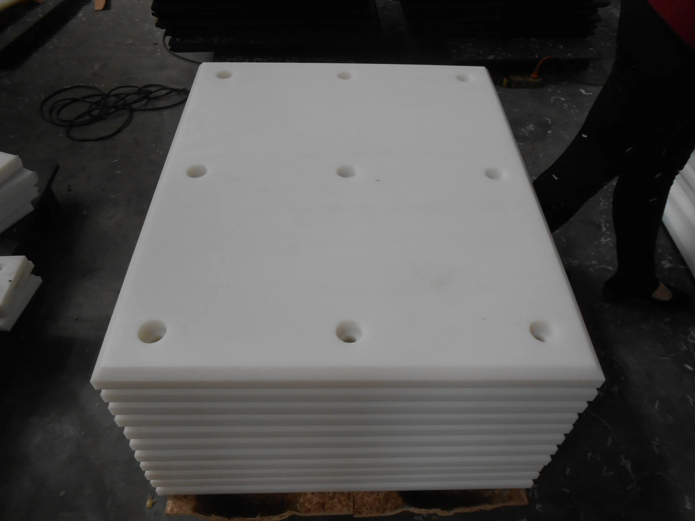 uhmw pe fender wharf HDPE board, dock impact resistance plastic sheets