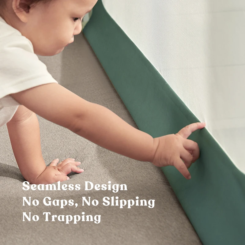 KUB Baby Bed Guard Fence Adjustable 3 Sides Double Kids Lock Baby Safety Bed Rails for Toddlers