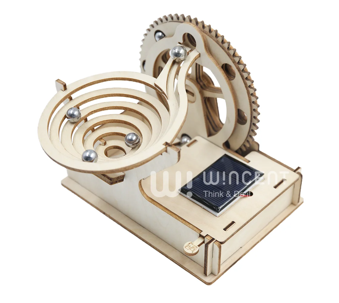 Wincent Marble Run «модель подарки для детей Комплект Пользовательские УФ-печать деревянные коробки пакет Заказные