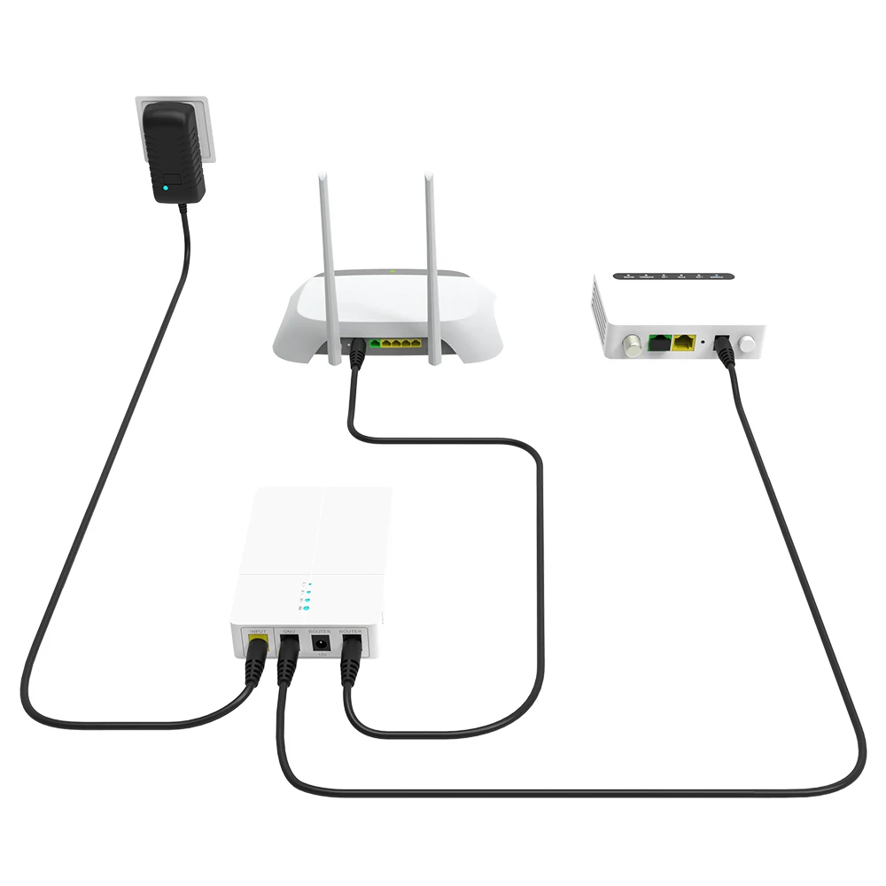 WGP маршрутизатор Mini dc ups с 9v 12v блок питания 6000mah mini для wifi маршрутизатора и ONU