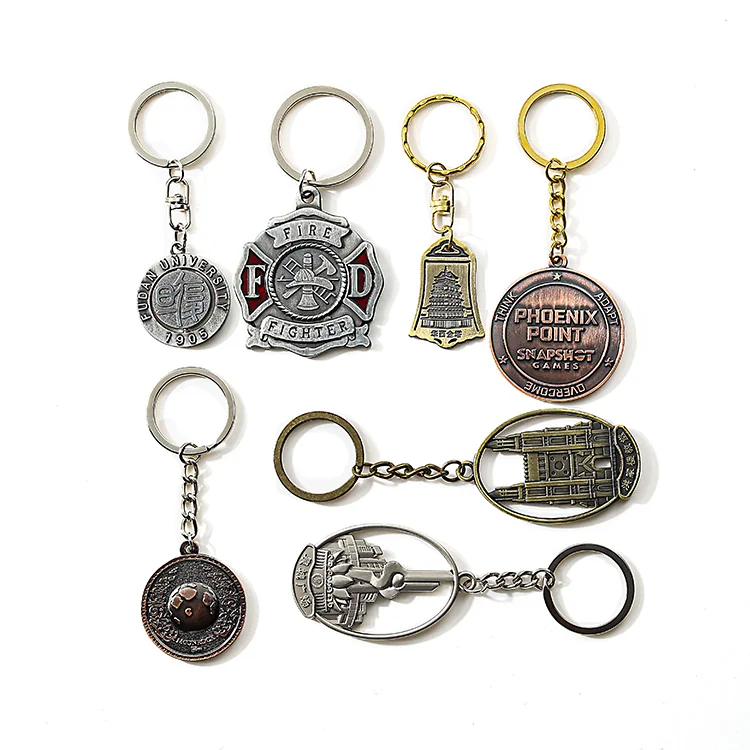 Wholesale price zinc alloy key chain metal custom enamel key chain key chains