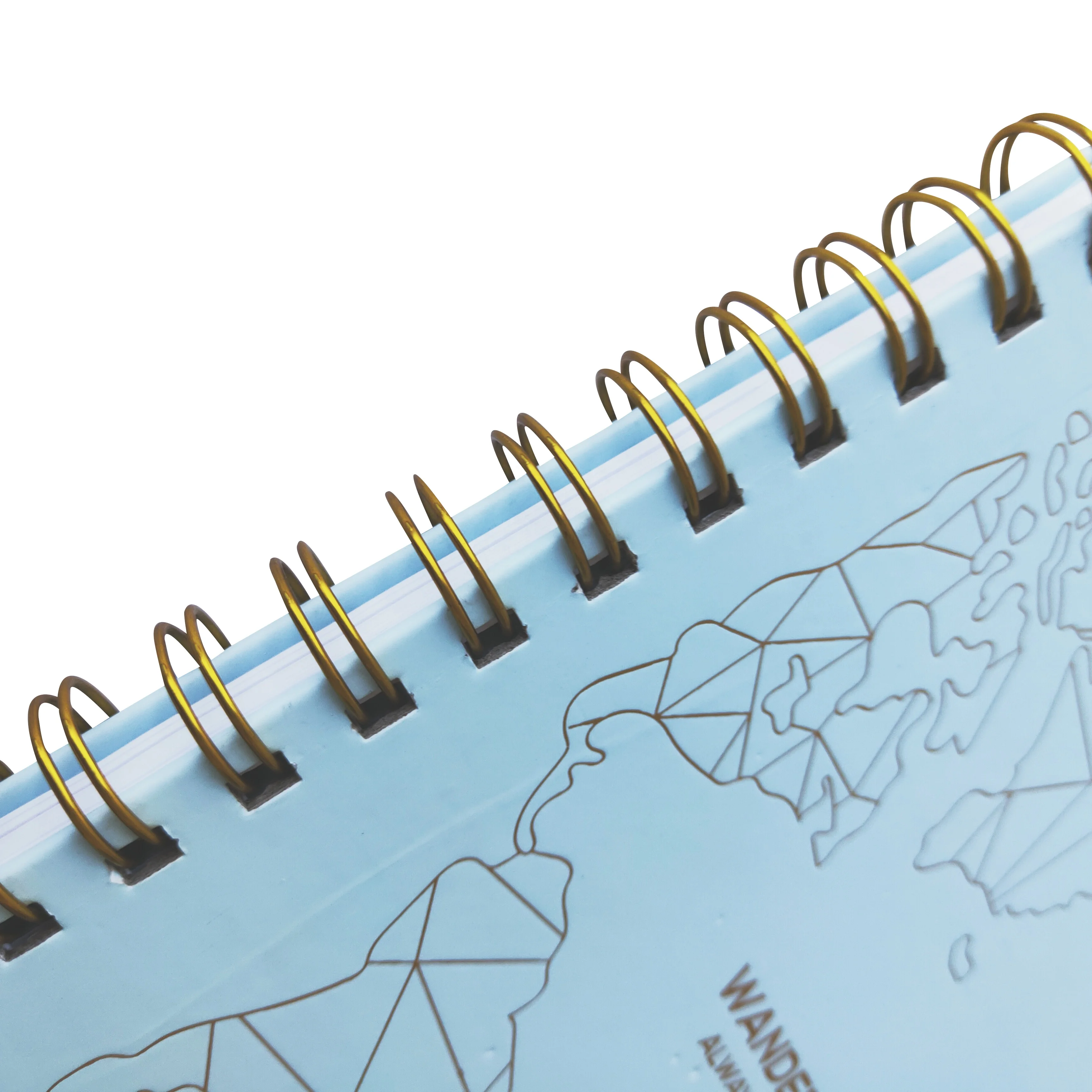 
Custom Notebook Printing Wholesale Hardcover Spiral Travel Budget Planner 