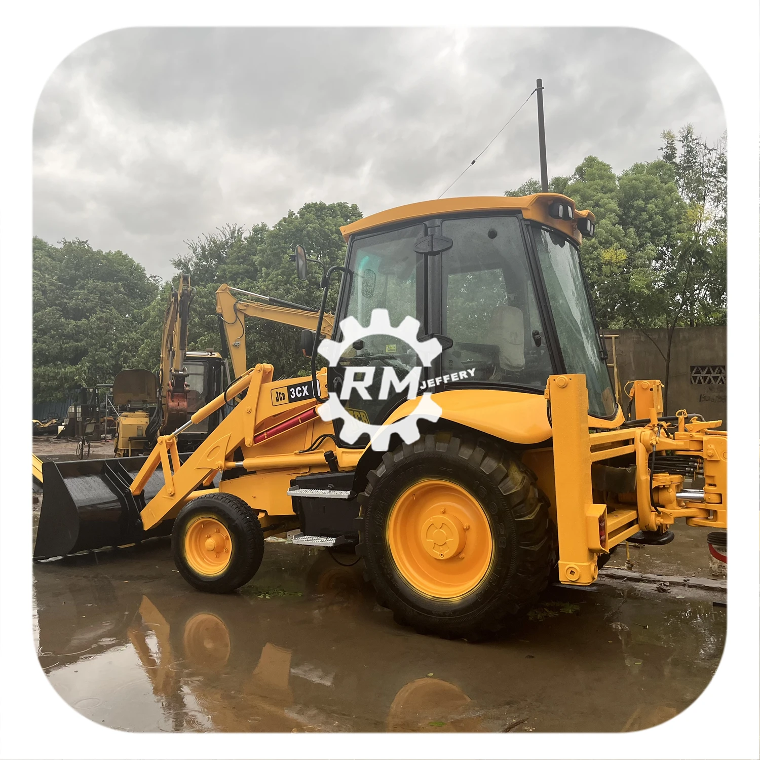 Экскаватор-погрузчик jcb 3cx для строительных работ