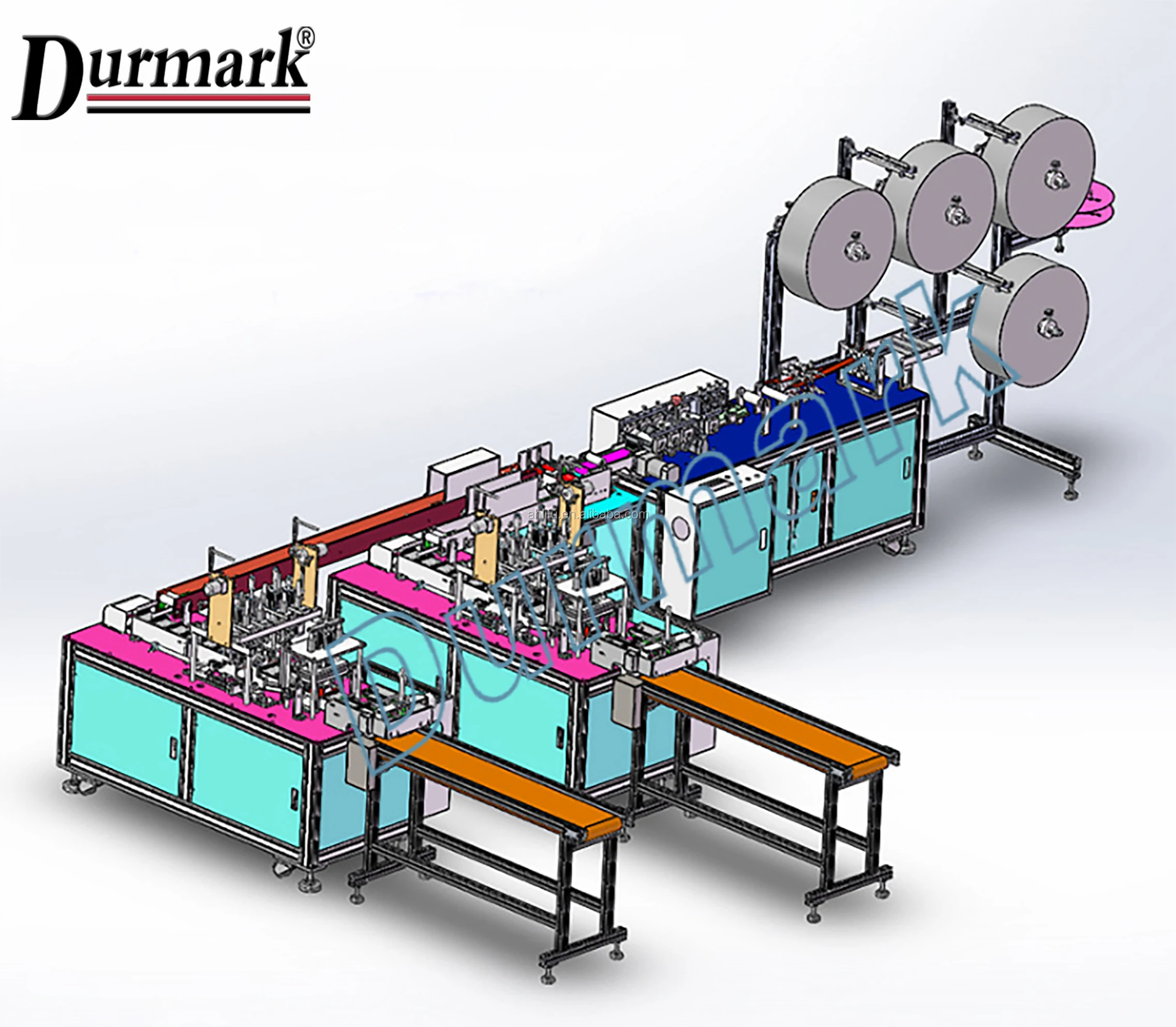 Полностью автоматическая 3 слоя нетканые одноразовые медицинские маски для лица Уход за лицом хирургические маски для лица, делая машину производственной линии