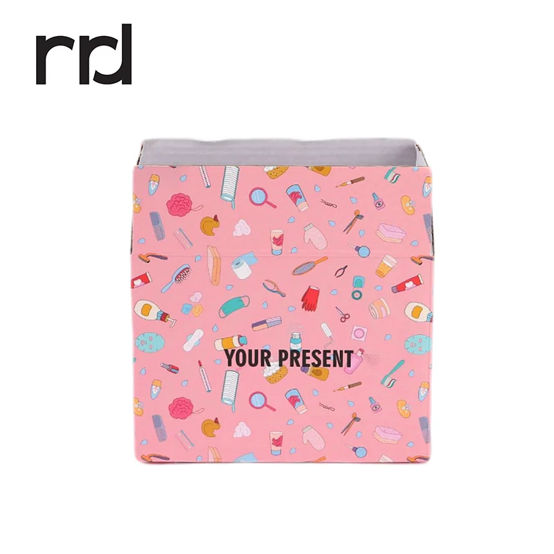 RR Donnelley Eco Friendly Popular Retail Manufacturer Packaging Pink Anime Mystery Flower Bouquet Packing Book Shaped Shoe Box