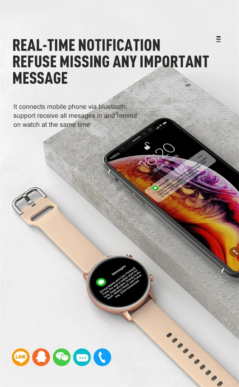 1.28 Inch Touch Screen Smartwatch S33 MTK2502 Chip BT Call Customized Dial Sport Fitness Tracker Music Player Smart Watch (9).jpg