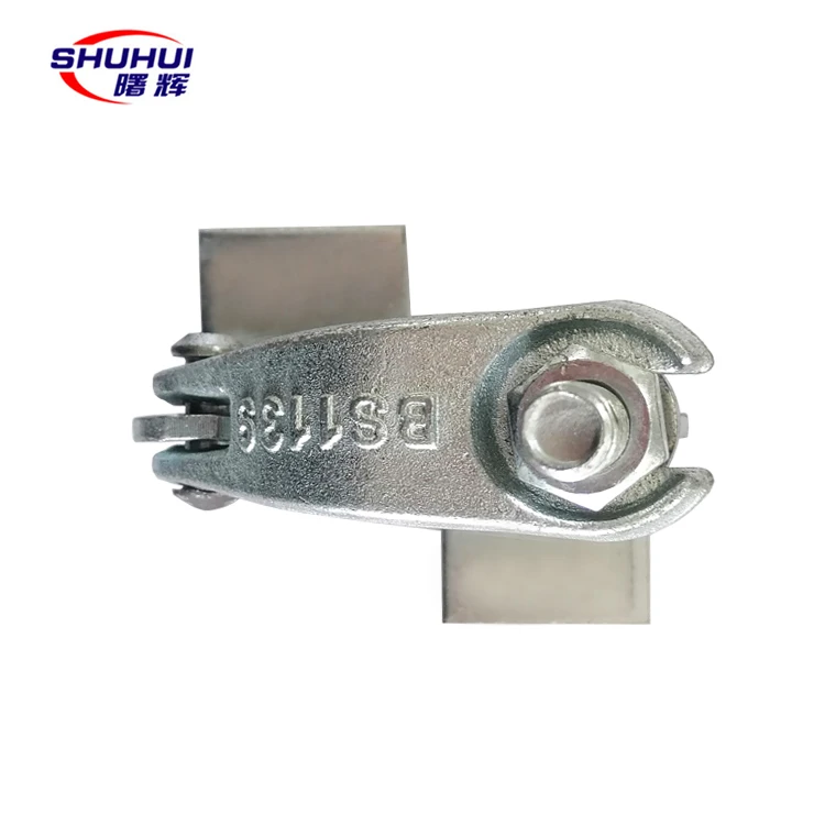 Board retaining scaffolding coupler