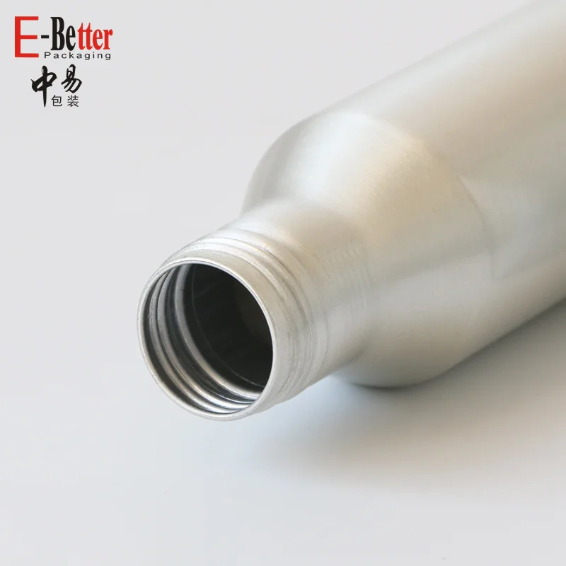 Custom 100ml 300ml 330ml screw top Alcoholic Whiskey Vodka Essence container cans beverage aluminum metal bottles