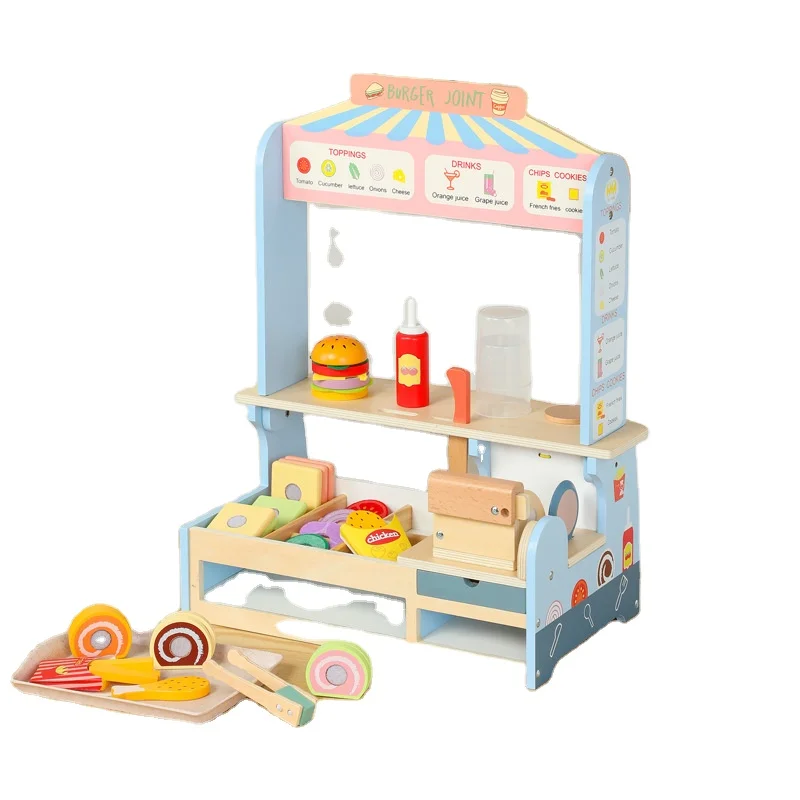 Wooden Child Hamburg Sales Store Baby Simulation Production Hamburg Sales Department Cutting Toy
