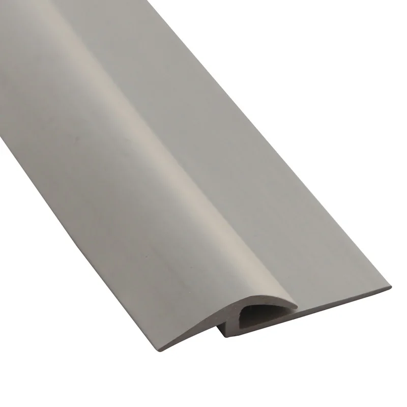 Flexible vinyl pvc flooring transition profile aluminum carpet edge trim rubber profile