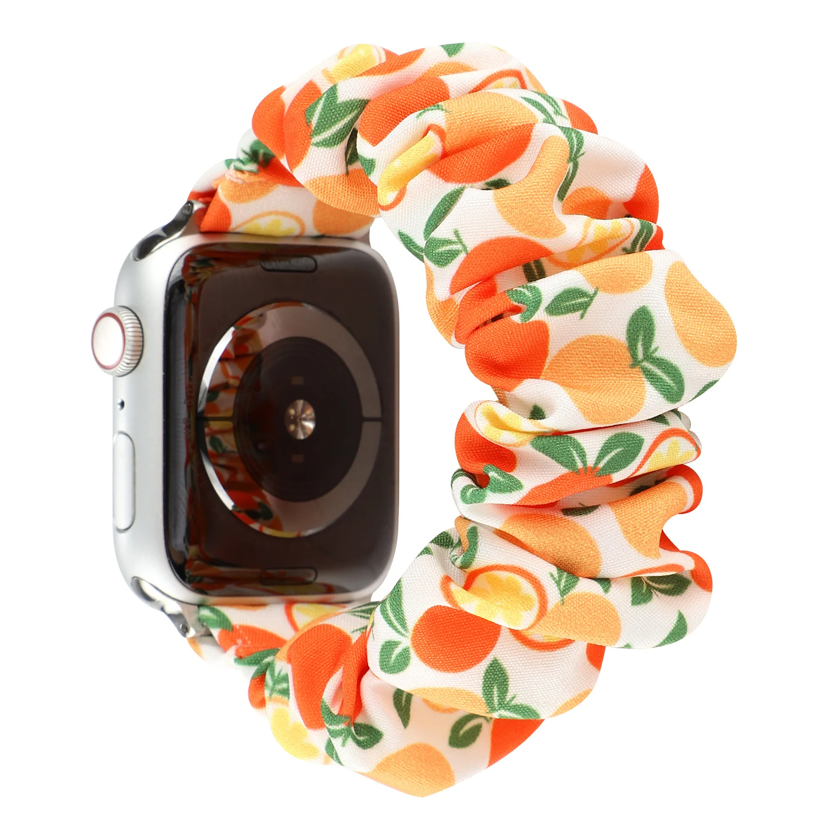Летняя резинка для волос эластичная мягкая ткань сменный Браслет Apple watch Смарт-часы