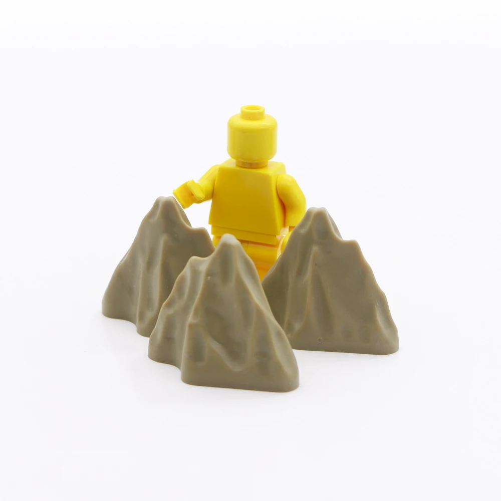 Конструктор MOC маленькая горная Гора горное растение аксессуары конструкторы игрушки
