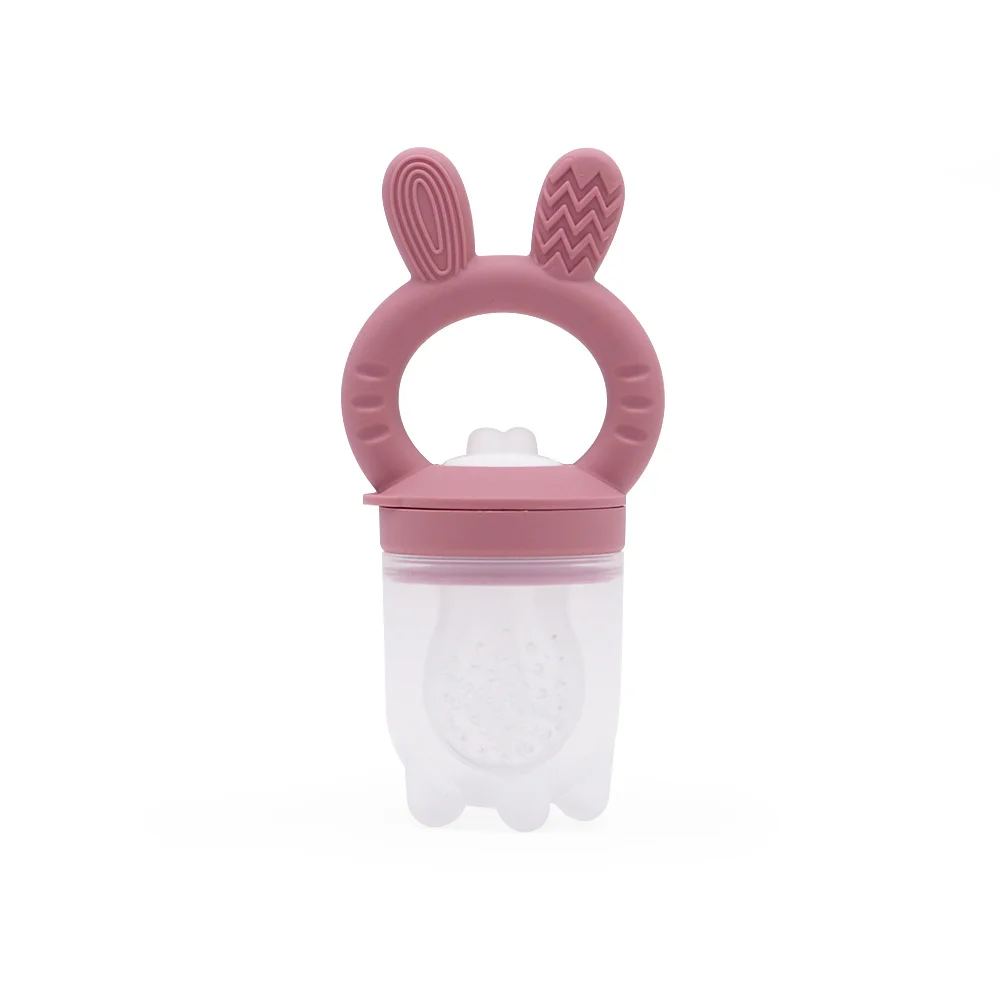 New Arrivals Unisex Silicone Rabbit Baby Gum Teethers Soft Toy for 0 to 24 Months Newborns Teething Relief