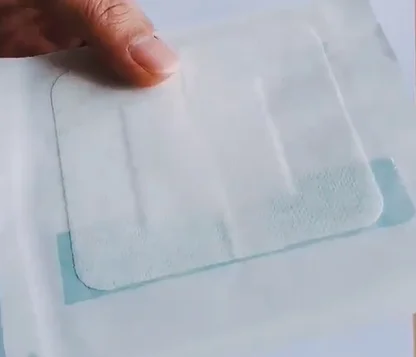 Medical waterproof wound adhesive plaster dressing